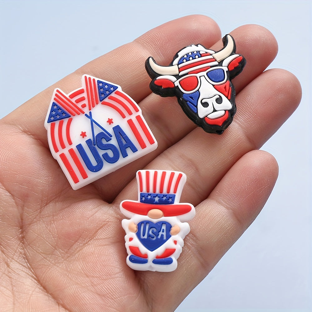 Patriotic Silicone Beads Independence Day Kit