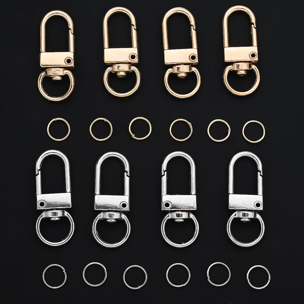 20-Piece Keychain Set with 100 Hanging Rings