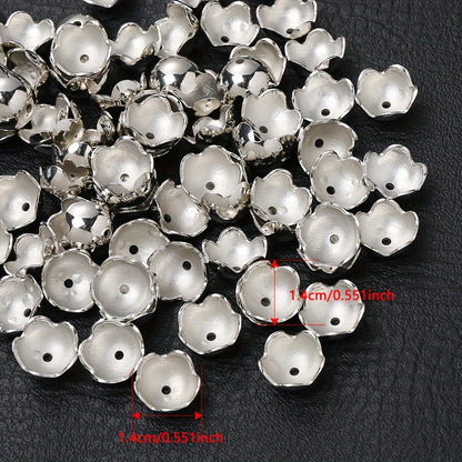 Tulip Pattern Plastic Beads