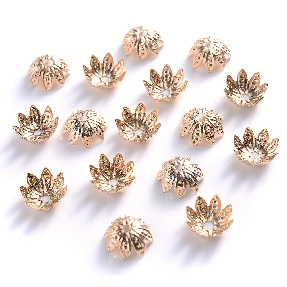Lotus Metal Bead Caps
