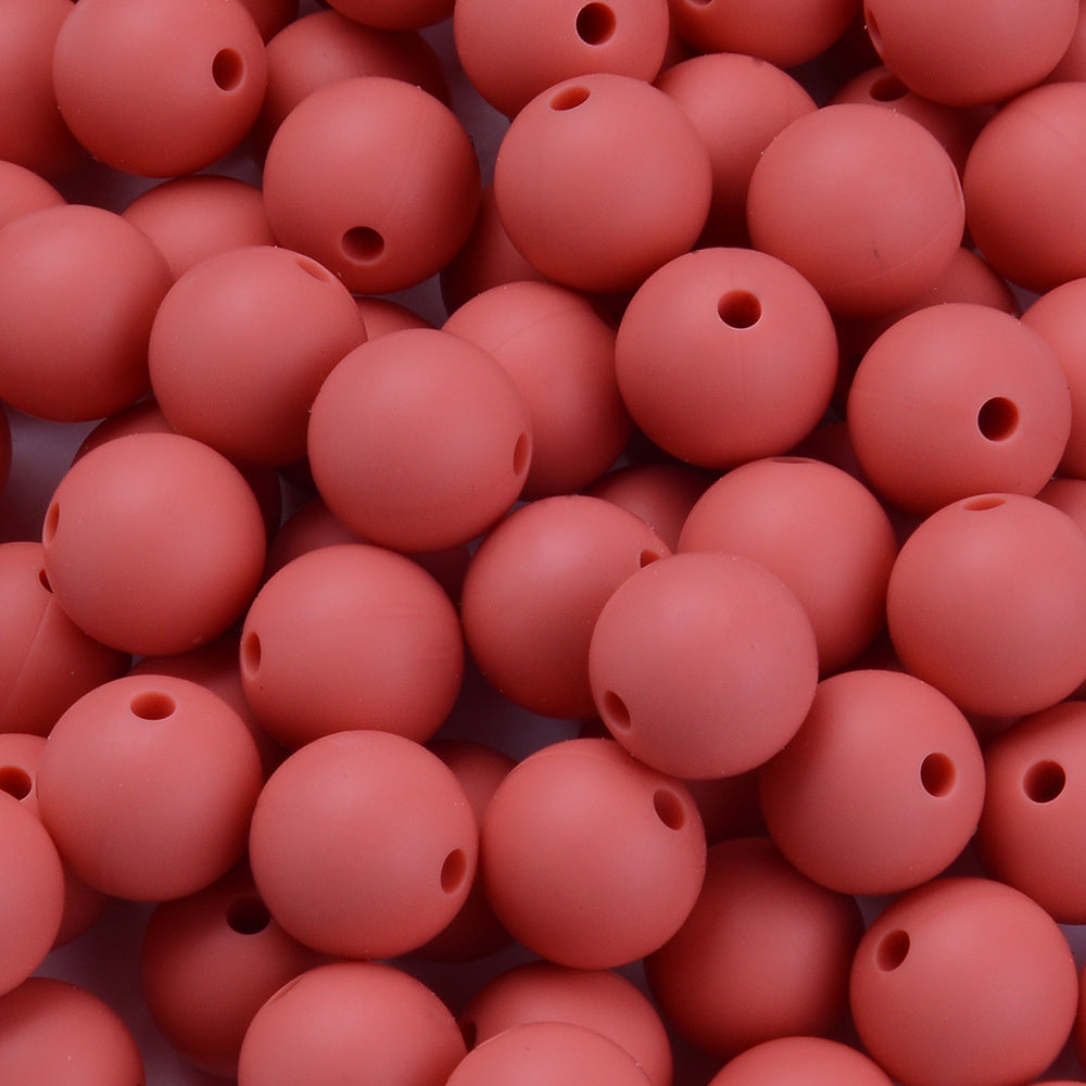 12 mm Round Silicone Beads