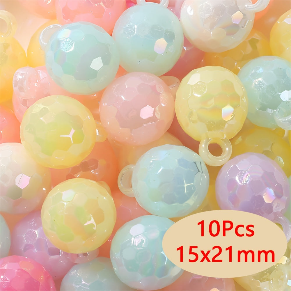 Acrylic AB Candy Color Irregular Beads