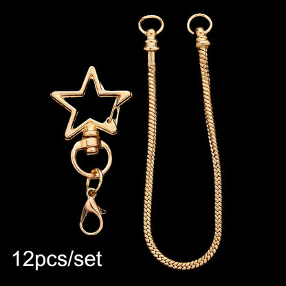 Blank Beadable Keychain Set