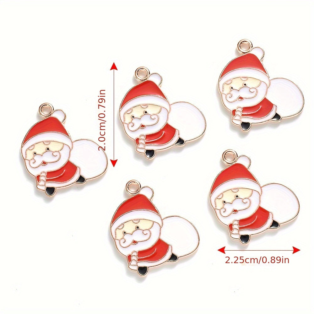 Mixed Metal Christmas Pendants