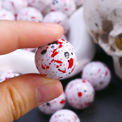 Dinosaur Egg Acrylic Spacer Beads