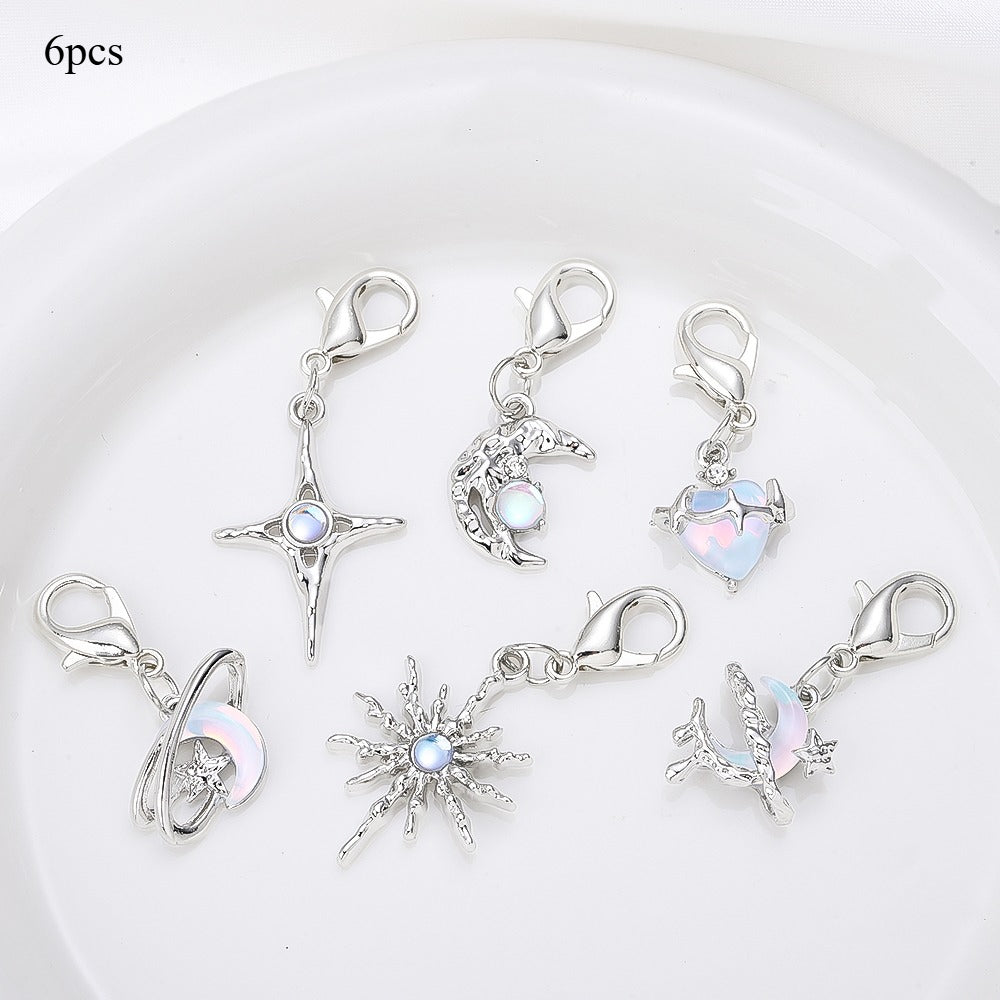 Moon Star Heart Alloy Charms