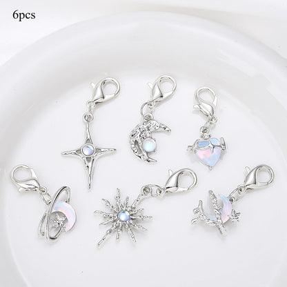 Moon Star Heart Alloy Charms