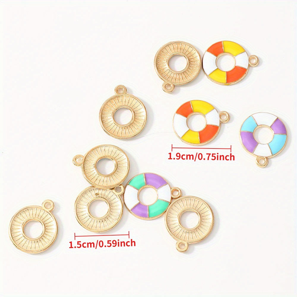 Life Buoy Drip Pendant Charms
