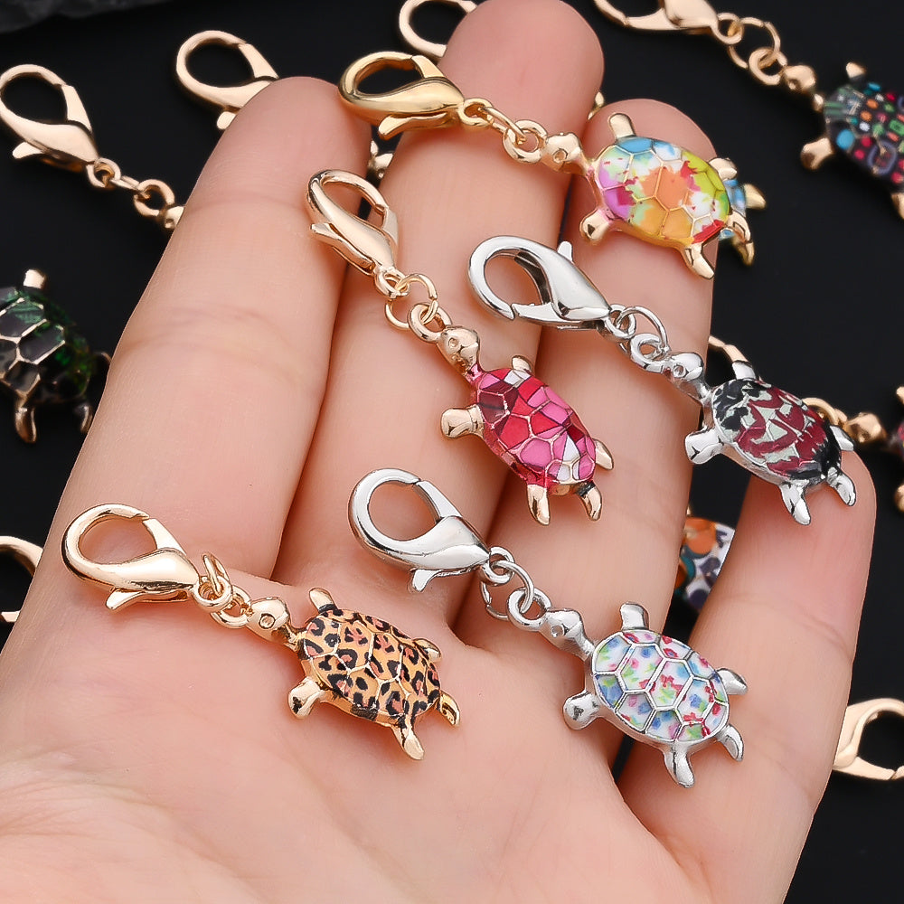 Turtle Keychain Zinc Alloy Charms