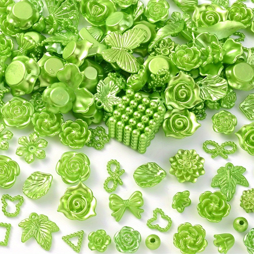 8-40 mm Acrylic Butterfly, Flower, Moon & Star Bead Assortment