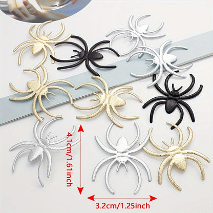 Halloween Spider Fabric Beads