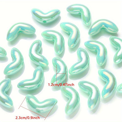 20PCS Pink Tulip Acrylic Bead Set