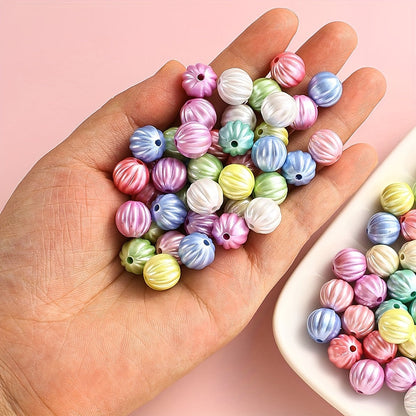 50/100PCS Assorted Styles Matte Acrylic Beads - Stars, Hearts, Butterflies