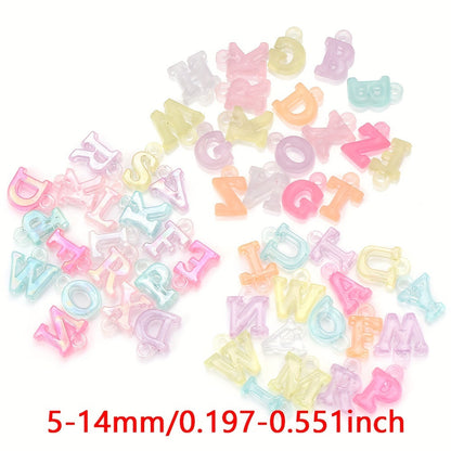 Mixed Letter Acrylic Pendants