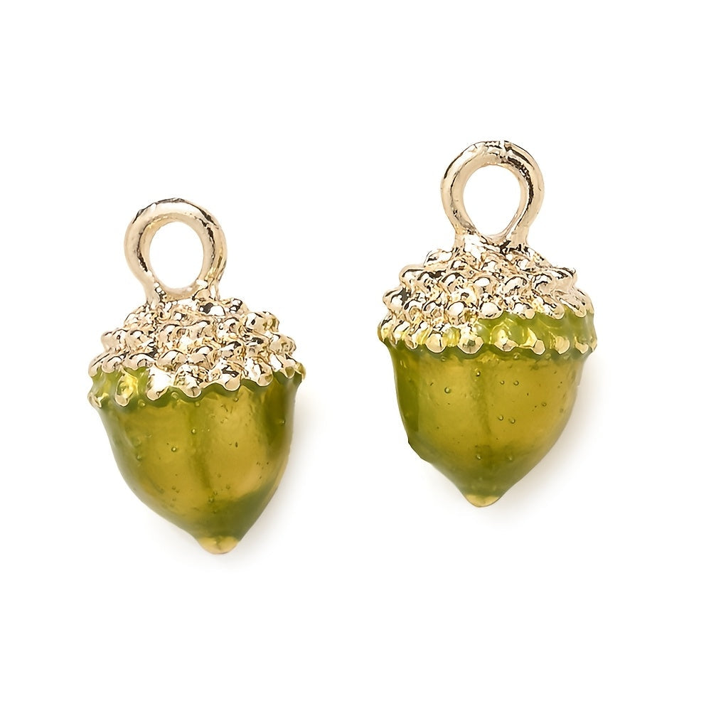 2PCS Fruit Series Alloy Pendant Set