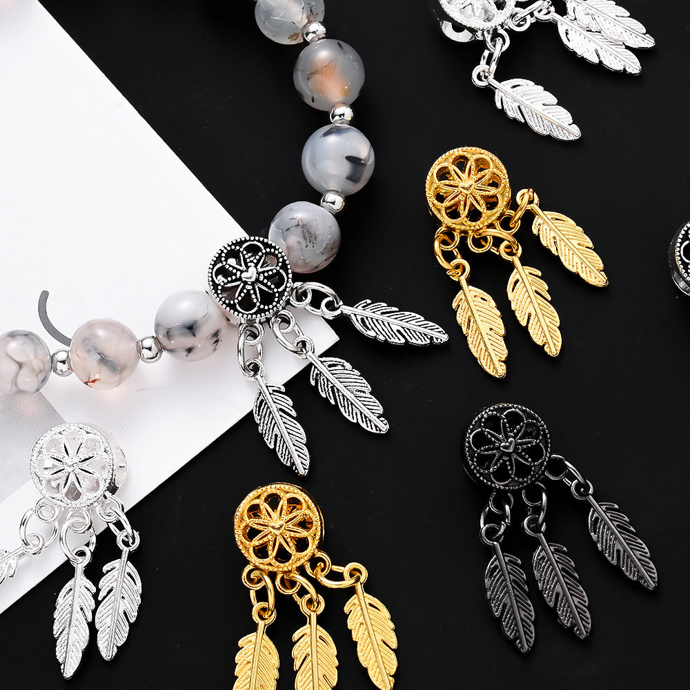 Dream Catcher Alloy Large Hole Beads