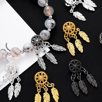 Dream Catcher Alloy Large Hole Beads