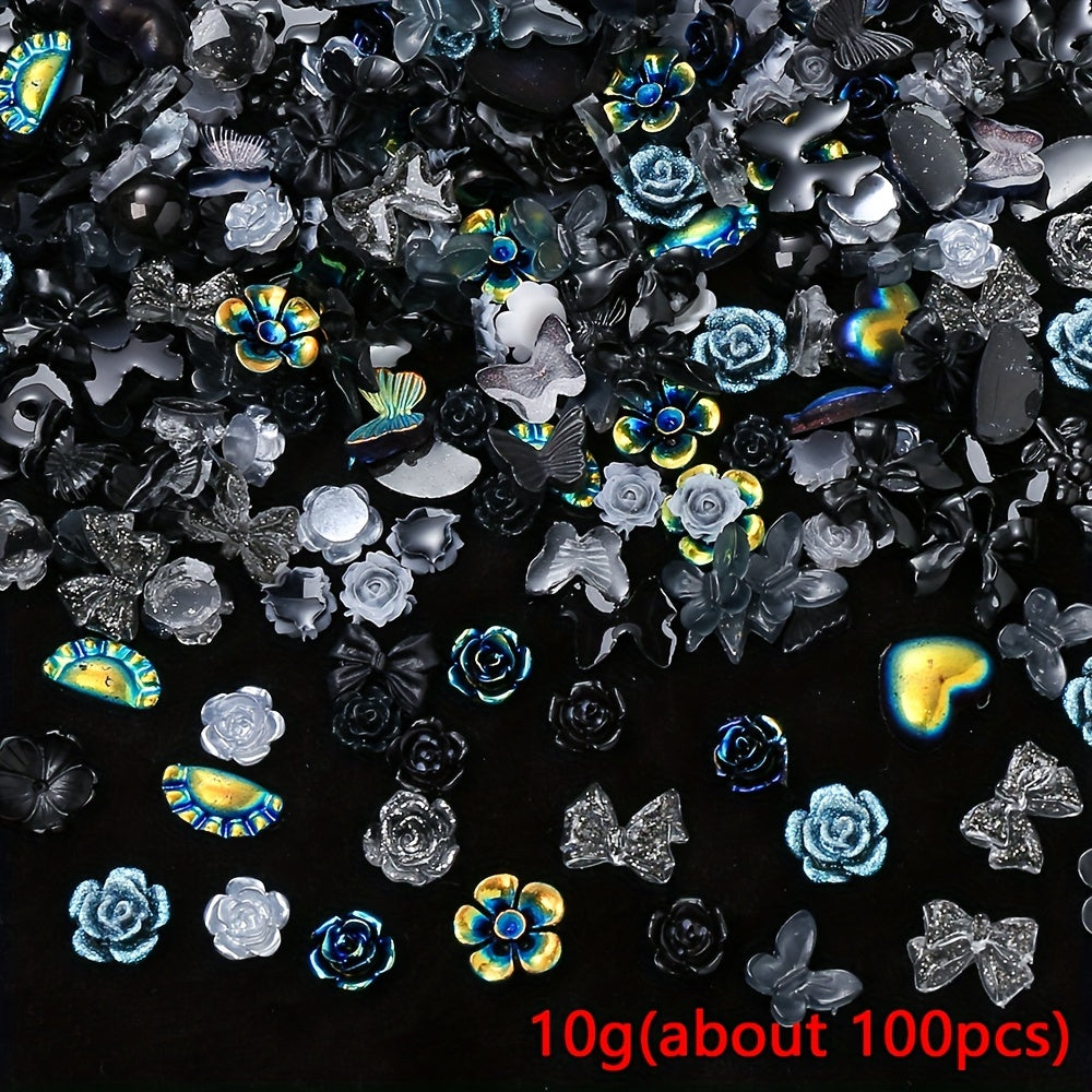 Luminous Acrylic Flatback Patch Beads