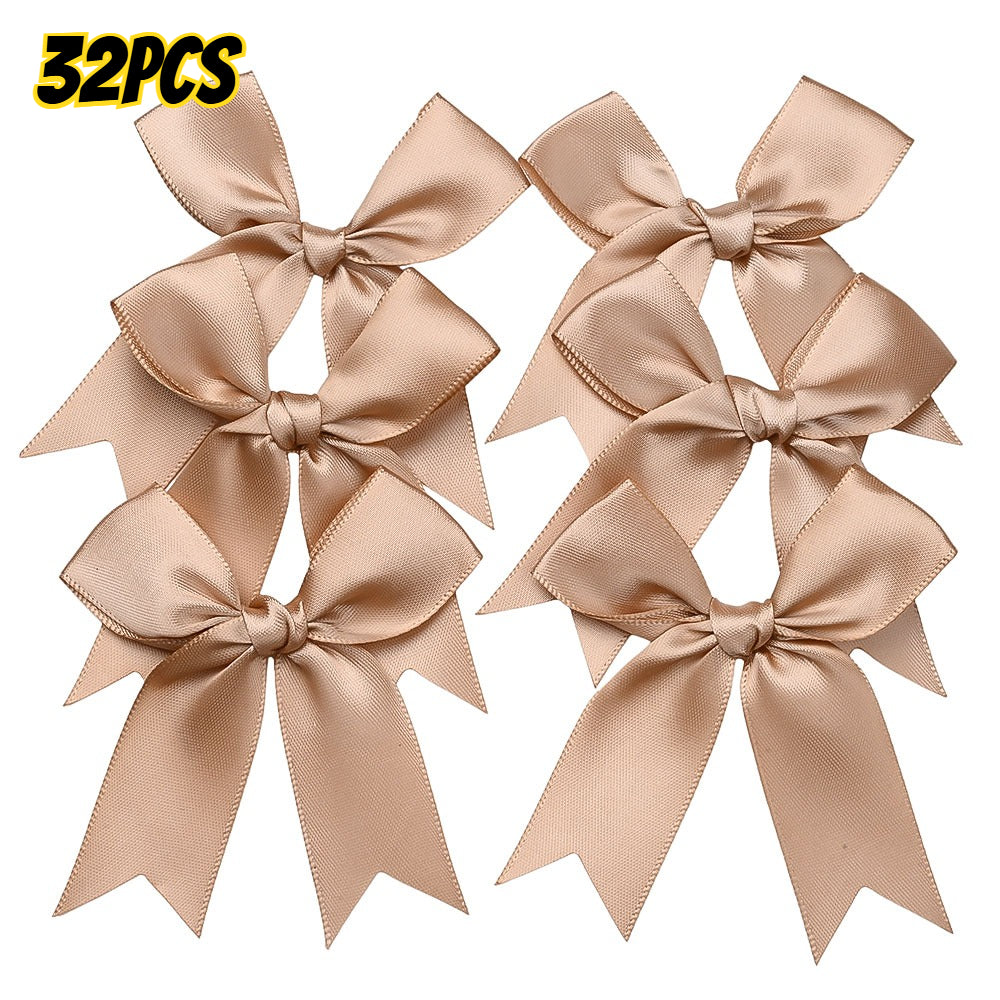 32-Piece Random Satin Ribbon Bow Set
