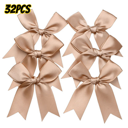 32-Piece Random Satin Ribbon Bow Set