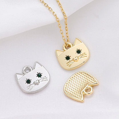 Cat Alloy Pendant Charms
