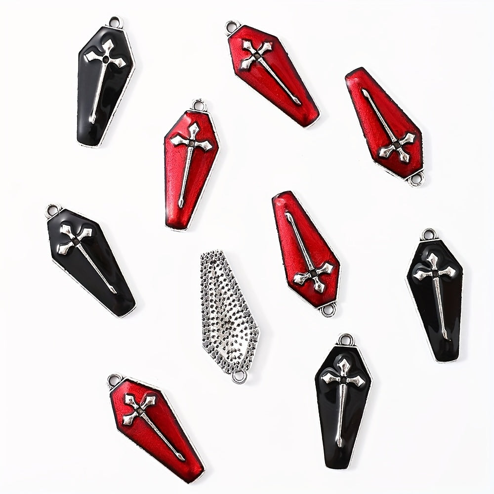 Halloween Coffin Alloy Charms