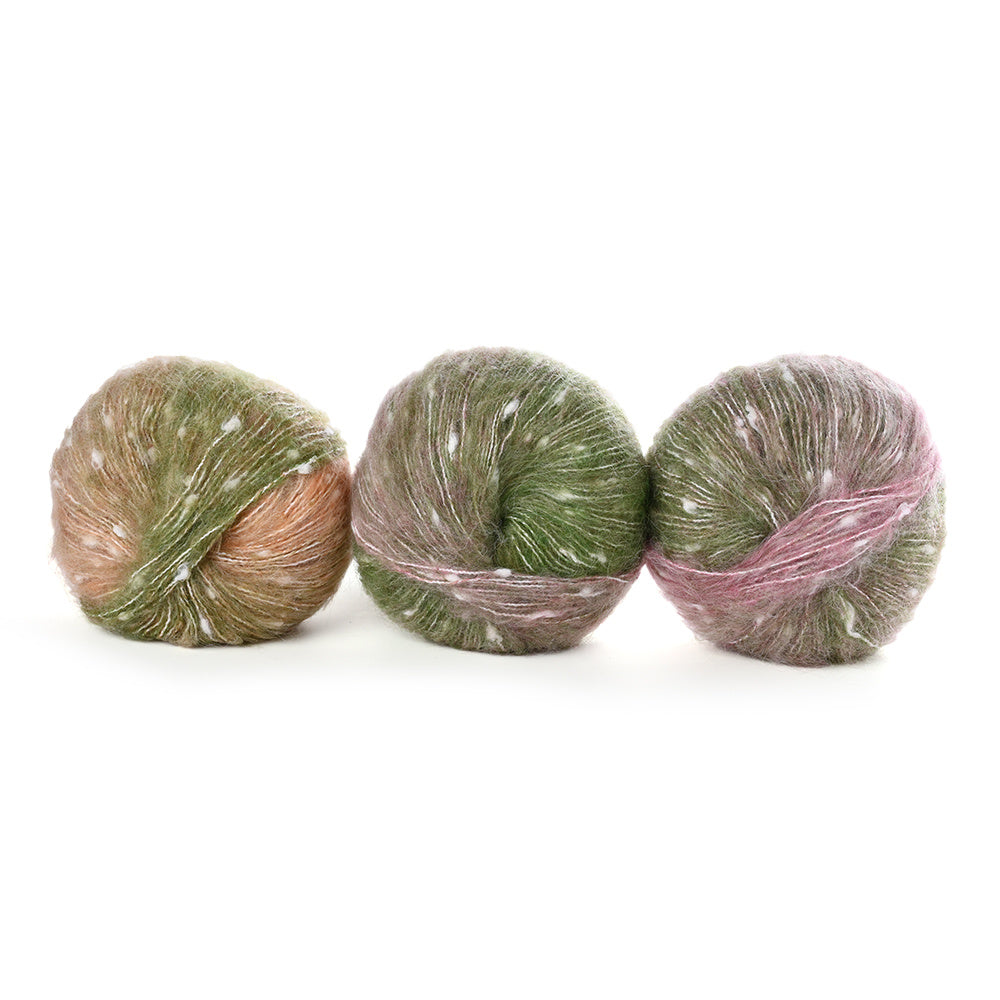 140g Winter Cozy Mohair-Style Yarn Set