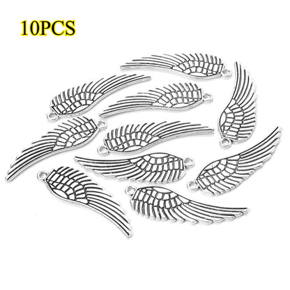 Vintage Alloy Wing Pendants