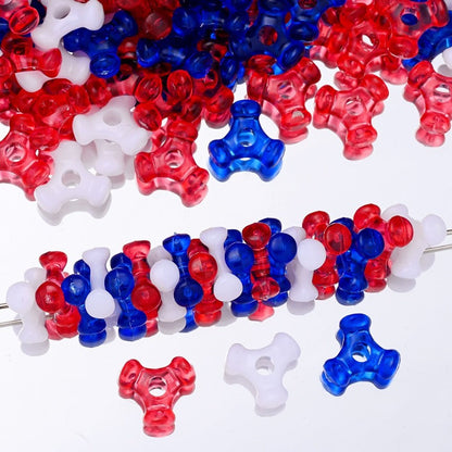 Independence Day Acrylic Beads