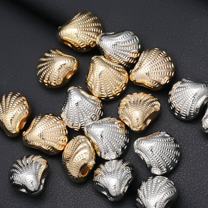 30pcs/set 11x12mm CCB Plastic Shell Beads