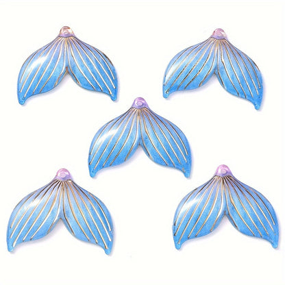 Mermaid Tail Acrylic Pendants