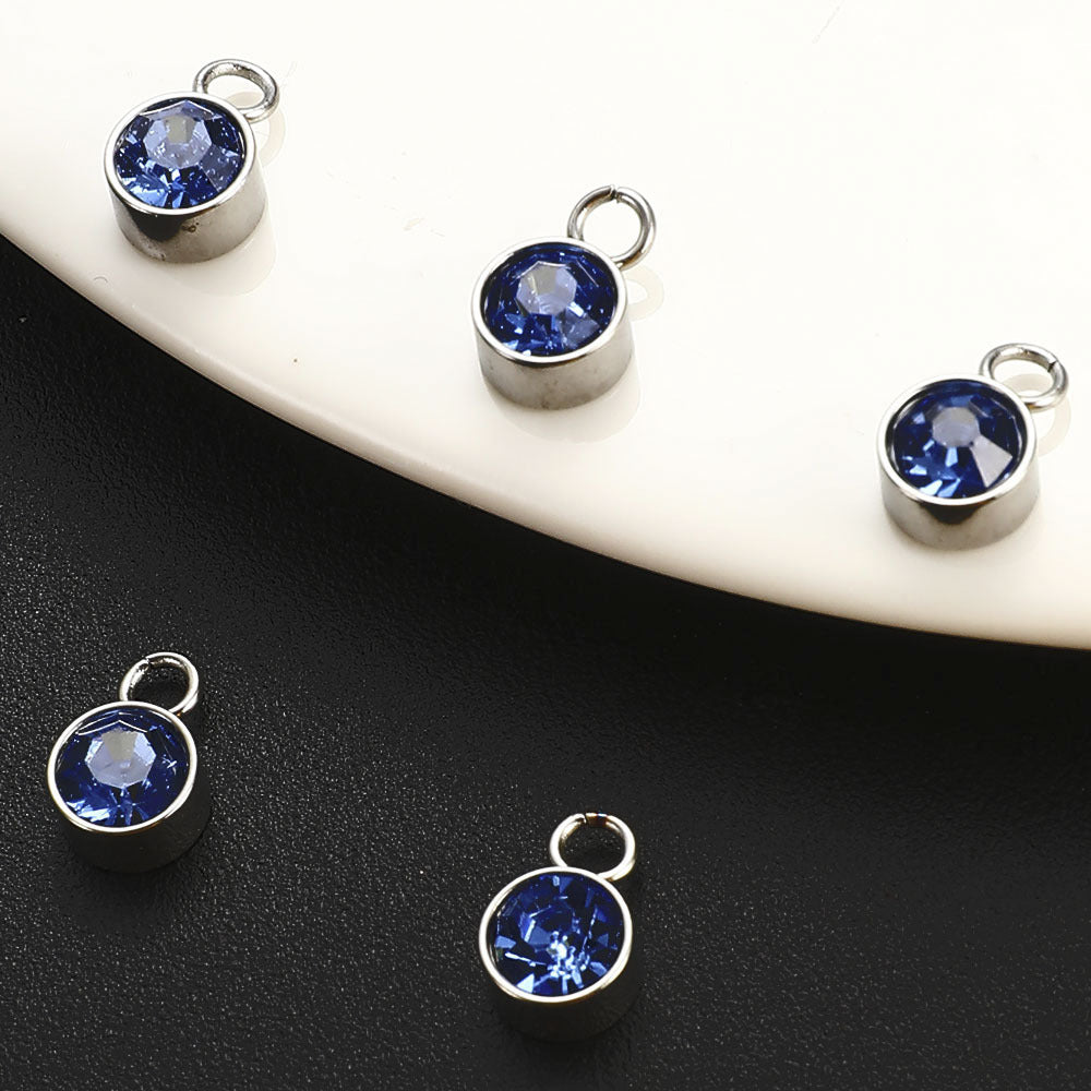 Birthstone Alloy Pendants