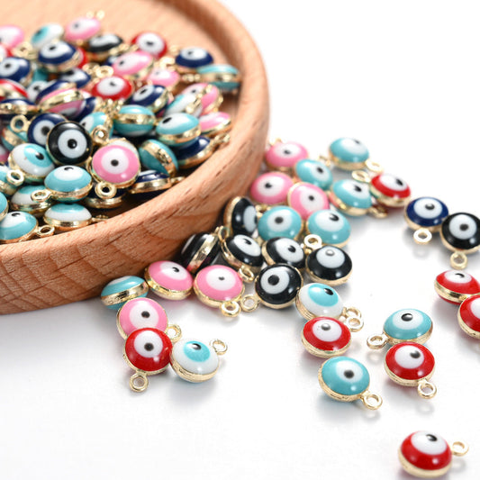 Vintage Devil Eye Pendant Charms