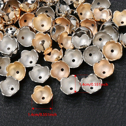 Tulip Pattern Plastic Beads