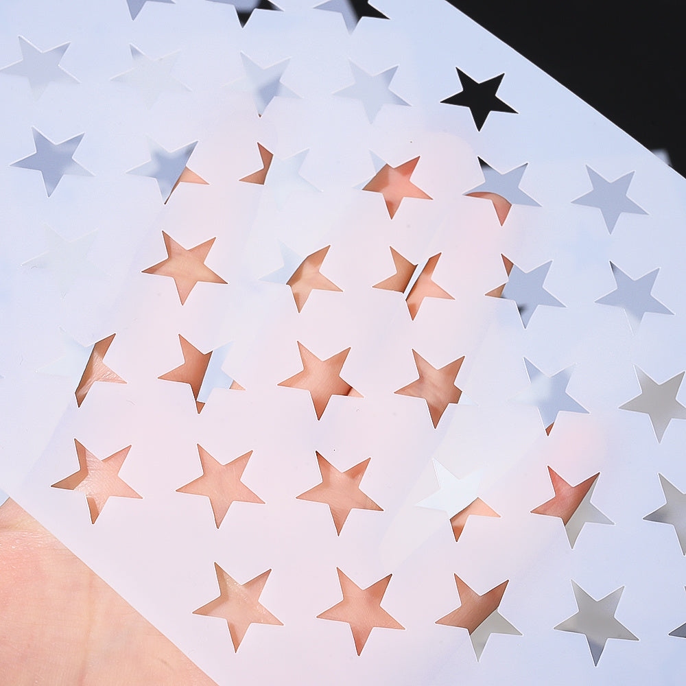 5PCS Multi-Size Star Shape Stencil Template Set