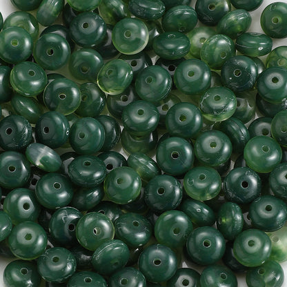 100-Piece 5x10 mm Acrylic Flat Spacer Beads