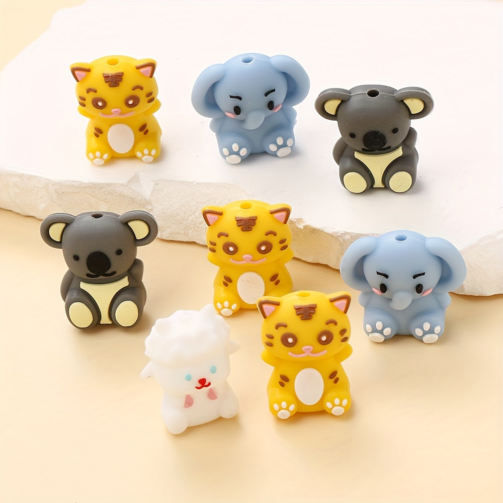 Animal Silicone Beads Set