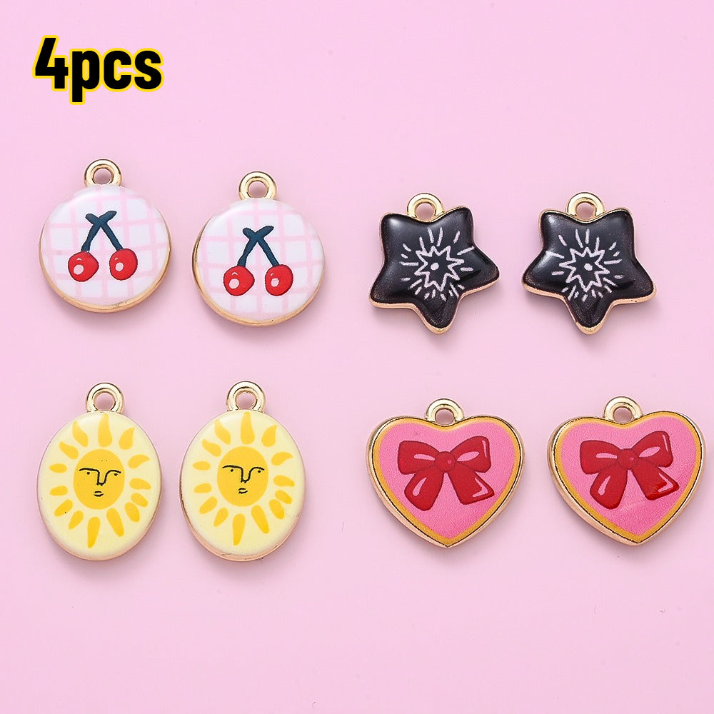 Vintage Enamel Fairy Tale Charms