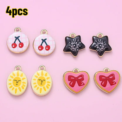 Vintage Enamel Fairy Tale Charms