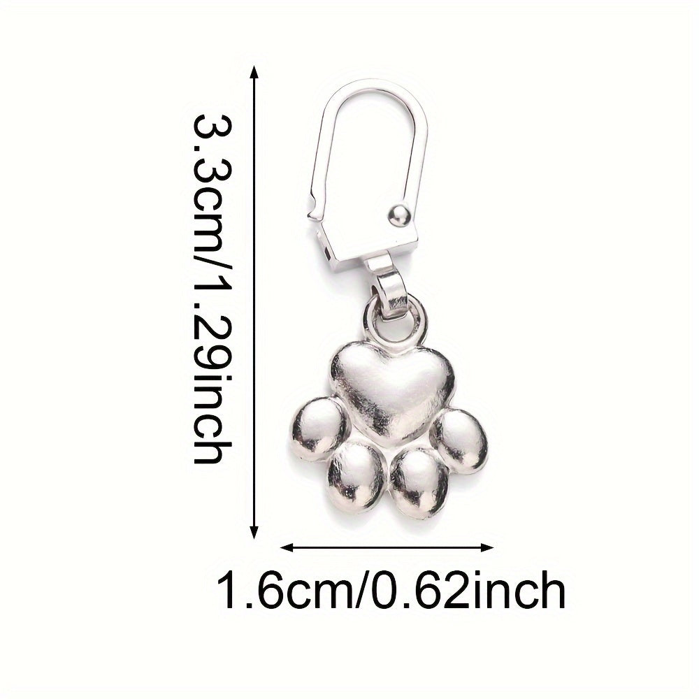 Dog Paw Zipper Slider Puller Set