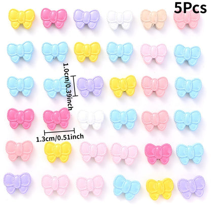 Heart Butterfly Bow Alloy Beads