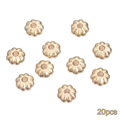 20PCS Gold Alloy Multi-Shape Spacer Bead Set