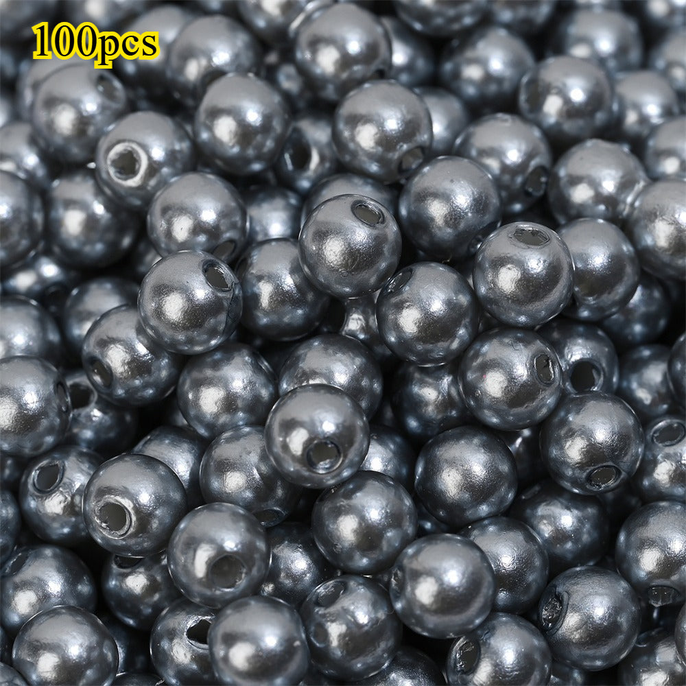 Colorful Imitation Pearl Acrylic Beads