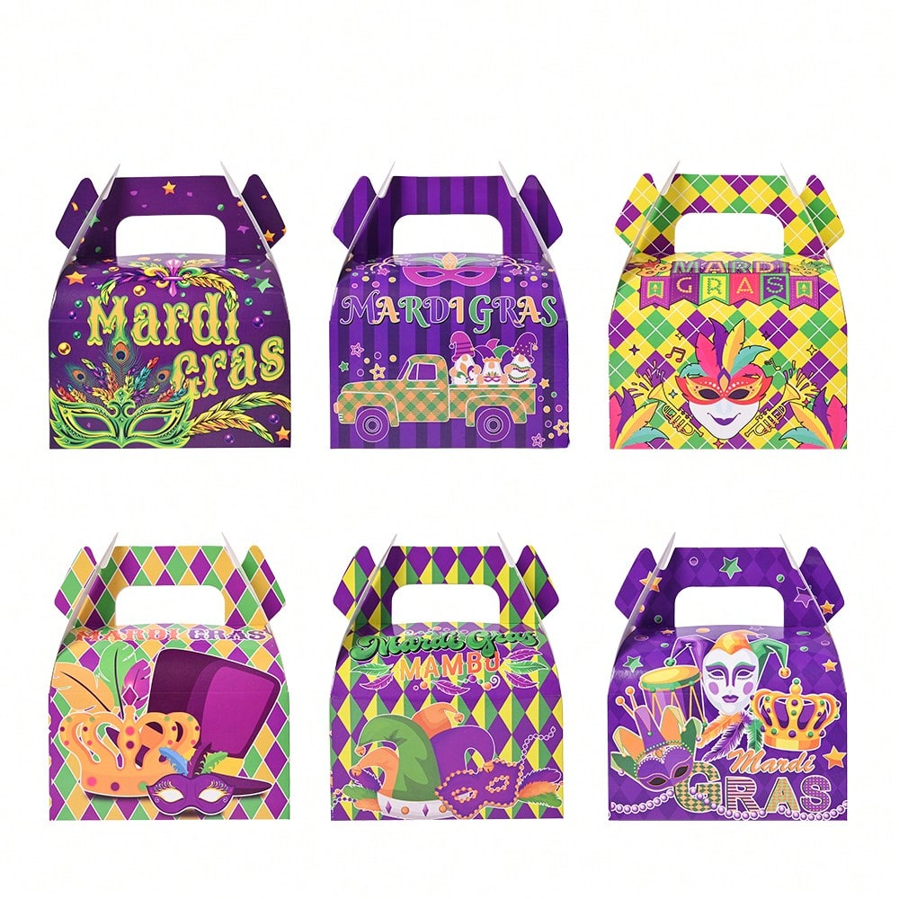 Mardi Gras Carnival Gift Boxes