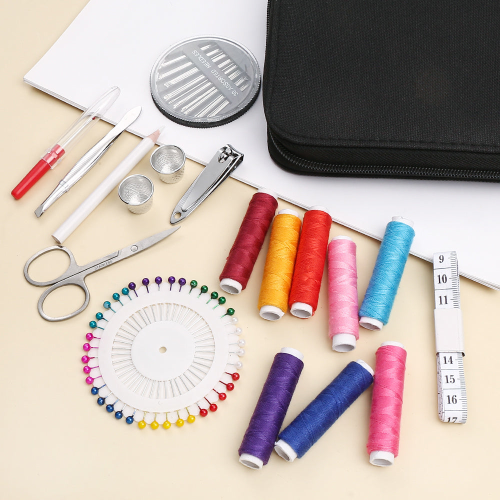 130-Piece Sewing Kit with Storage Case