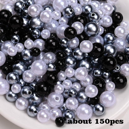 Colorful ABS Imitation Pearl Beads