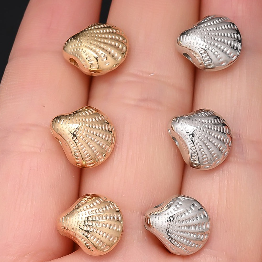 30pcs/set 11x12mm CCB Plastic Shell Beads