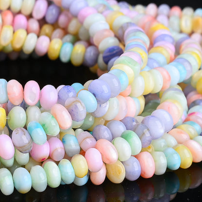 Translucent Abacus Wheel Beads