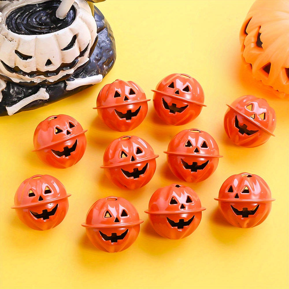 Orange Pumpkin Bell Pendants