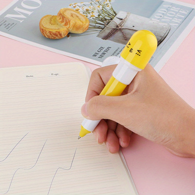 20/30-Piece Creative Vitamin-Shaped Retractable Ballpoint Pens
